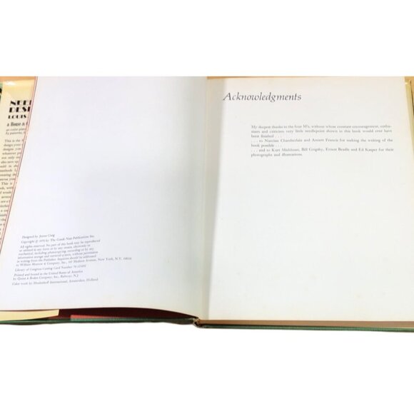 Needlepoint Design By Louis J. Gartner Jr. Hardcover Book With 60+ Color Plates - Picture 5 of 13